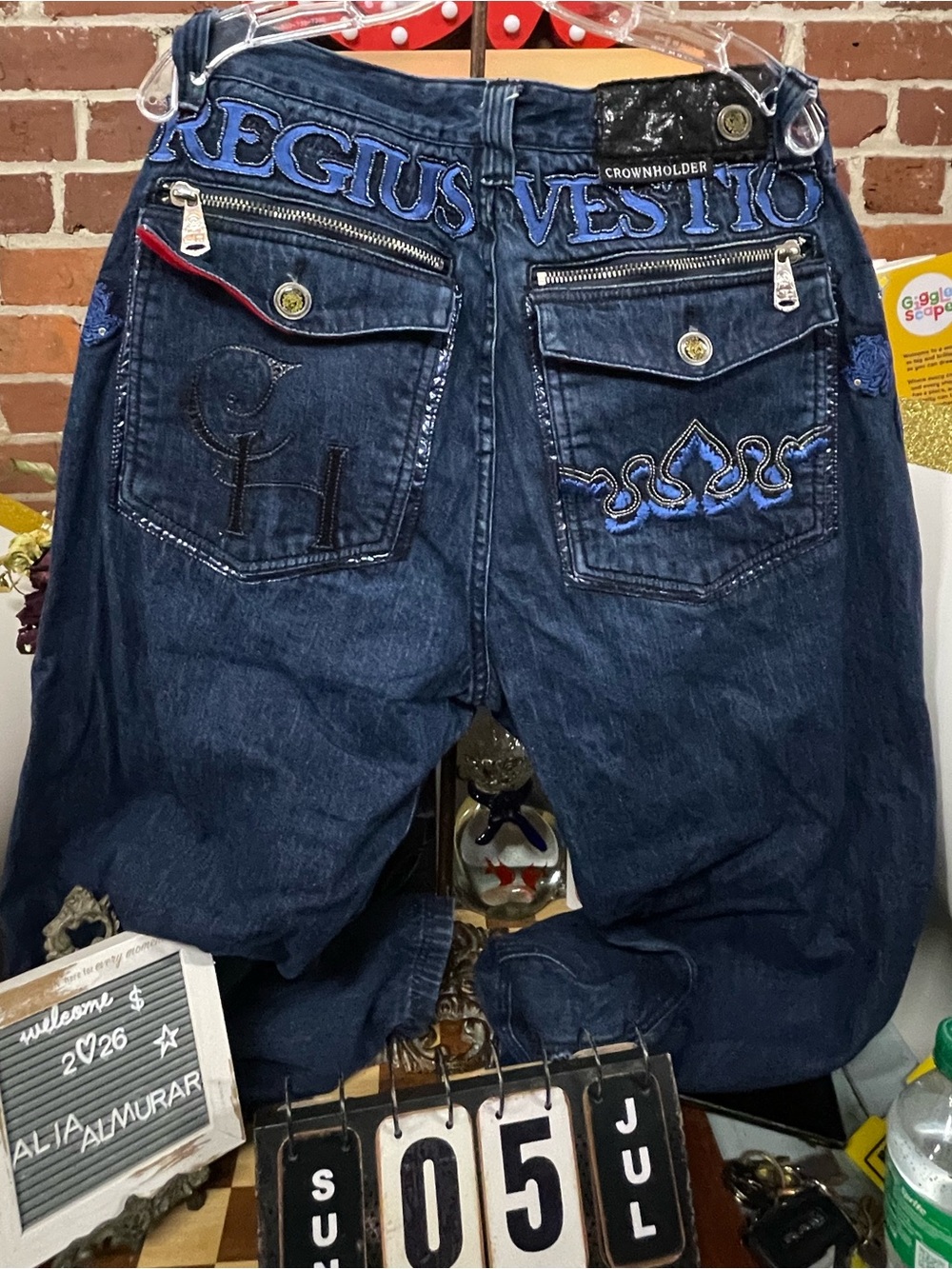 Crown Holder Regius Vestio Raw Blue
Denim Jeans Men's 38